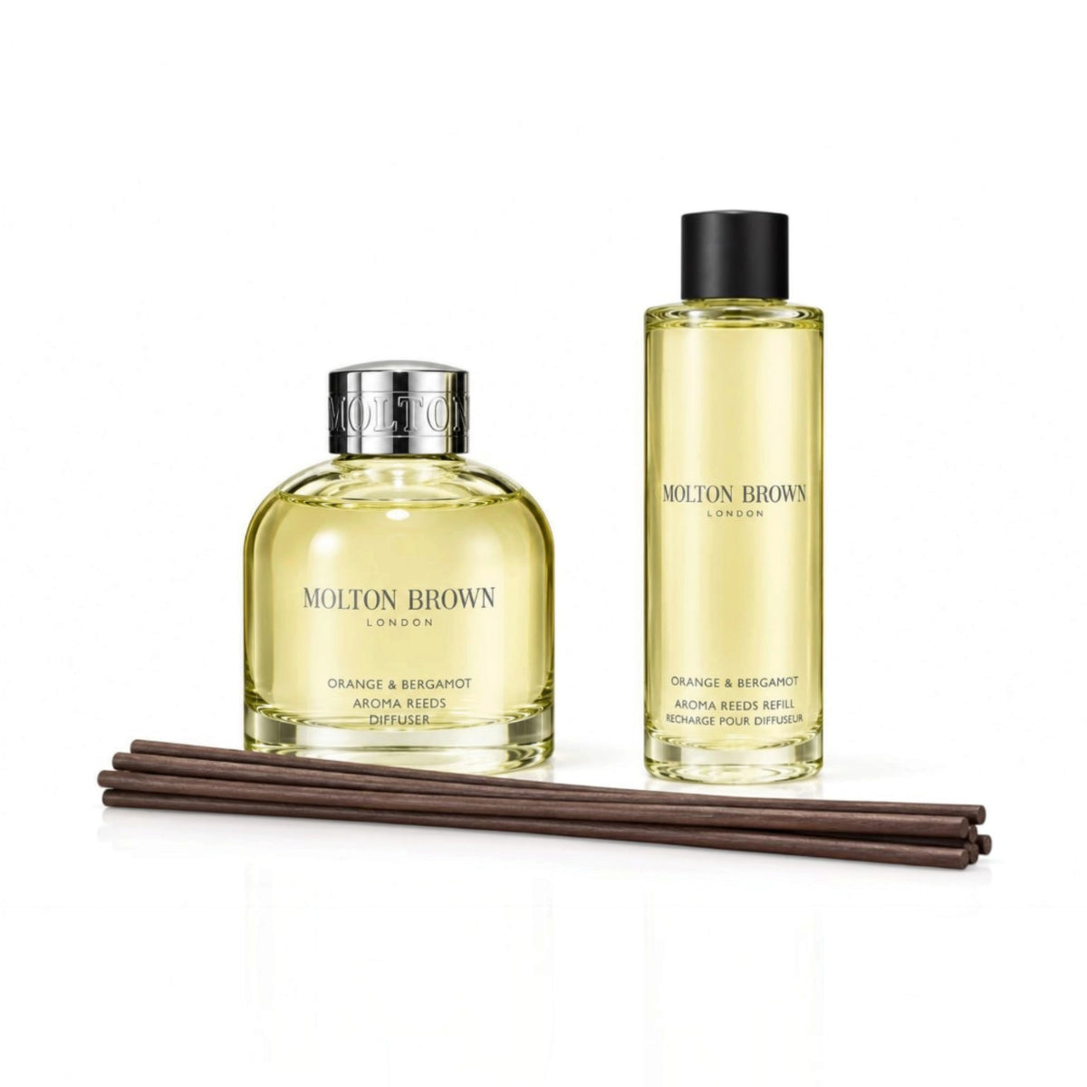 Molton Brown Orange & Bergamot Aroma Reeds & Refill Gift Set 2x150ml Molton Brown