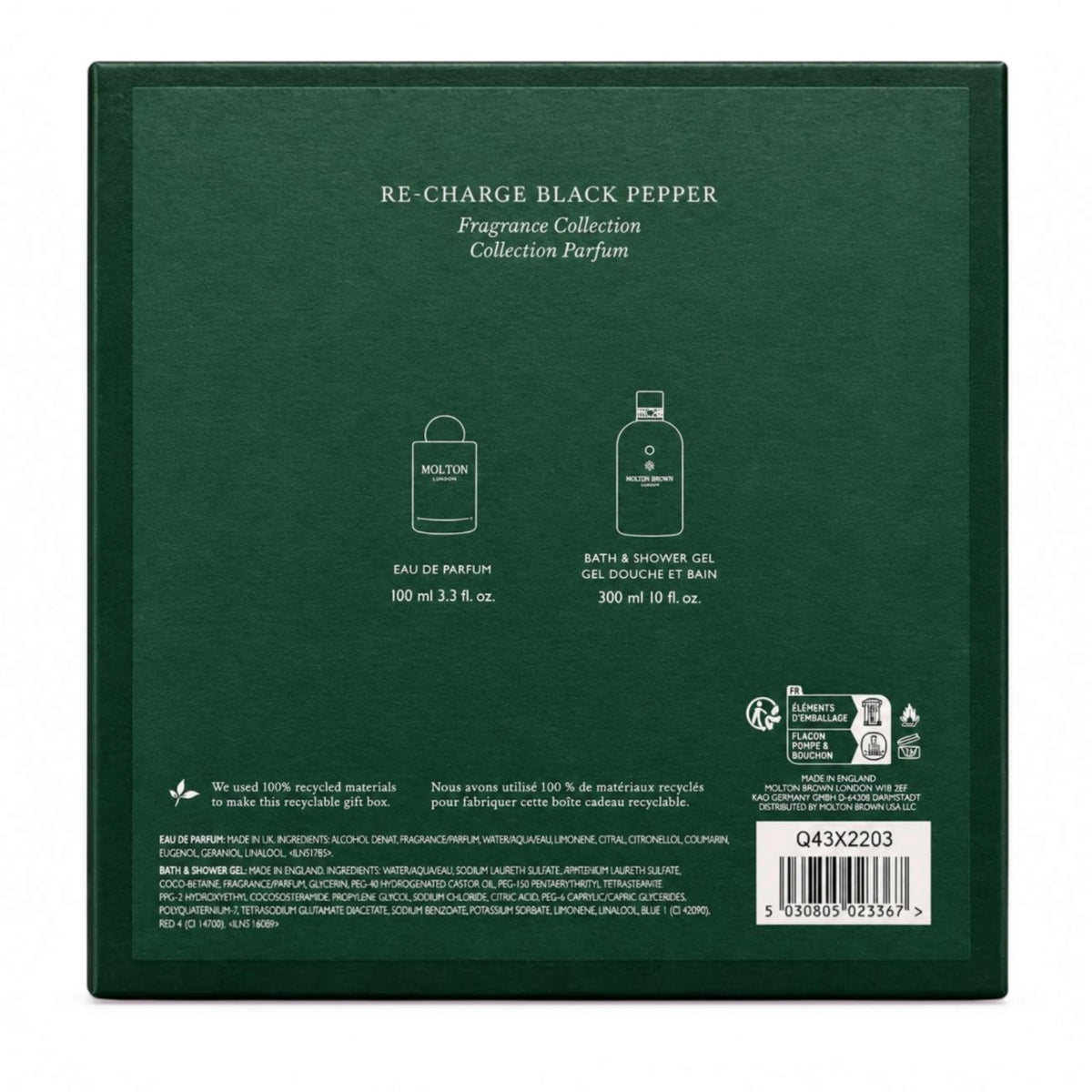 Molton Brown Re-charge Black Pepper Eau de Parfum Gift Set
