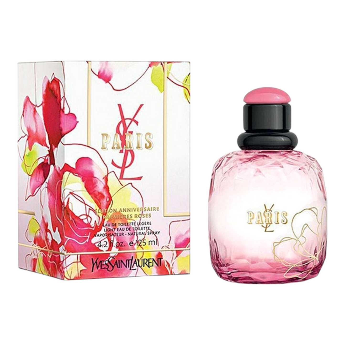 Yves Saint Laurent Paris Premieres Roses Eau de Toilette Legere Spray 125ml Beauty Benefits