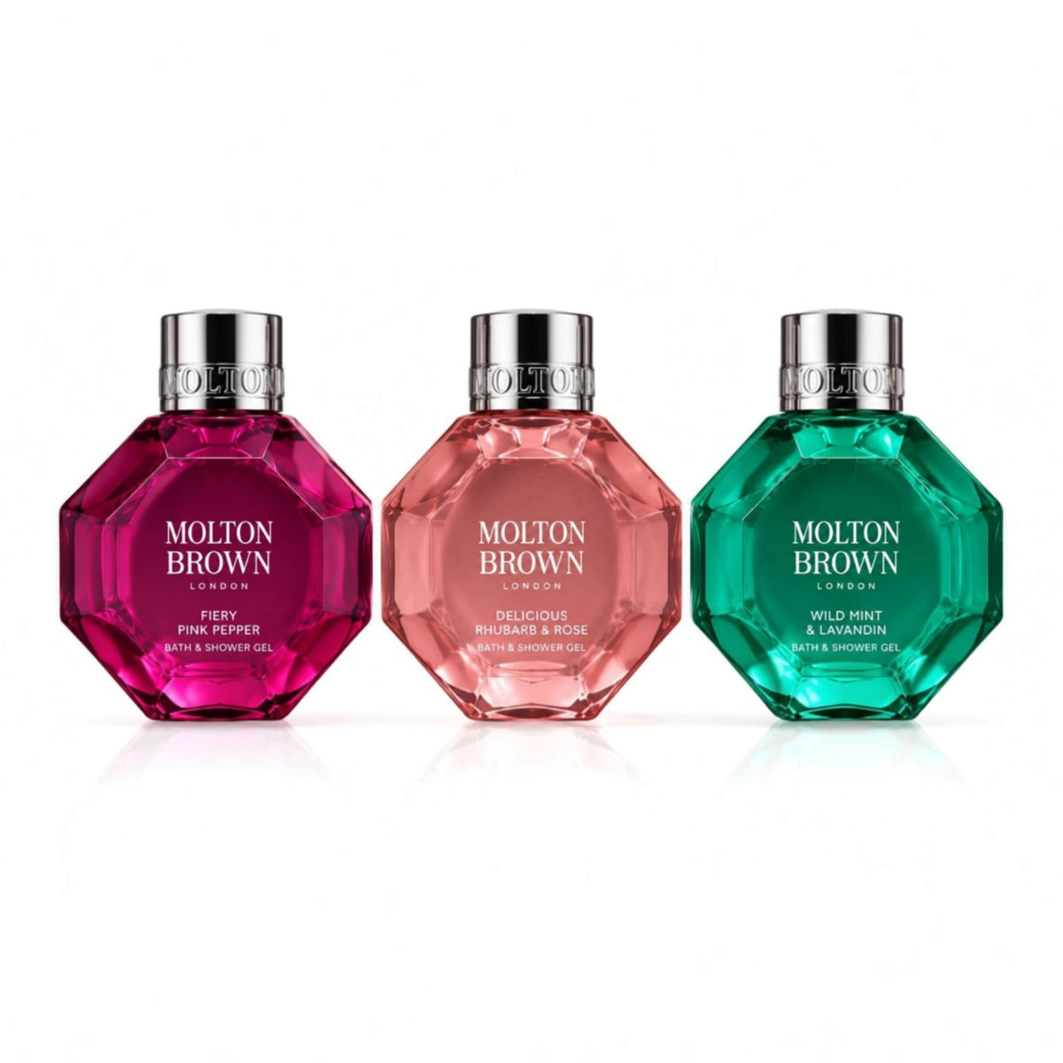 Molton Brown Festive Bauble Trio Bath & Shower Gel Gift Set Molton Brown