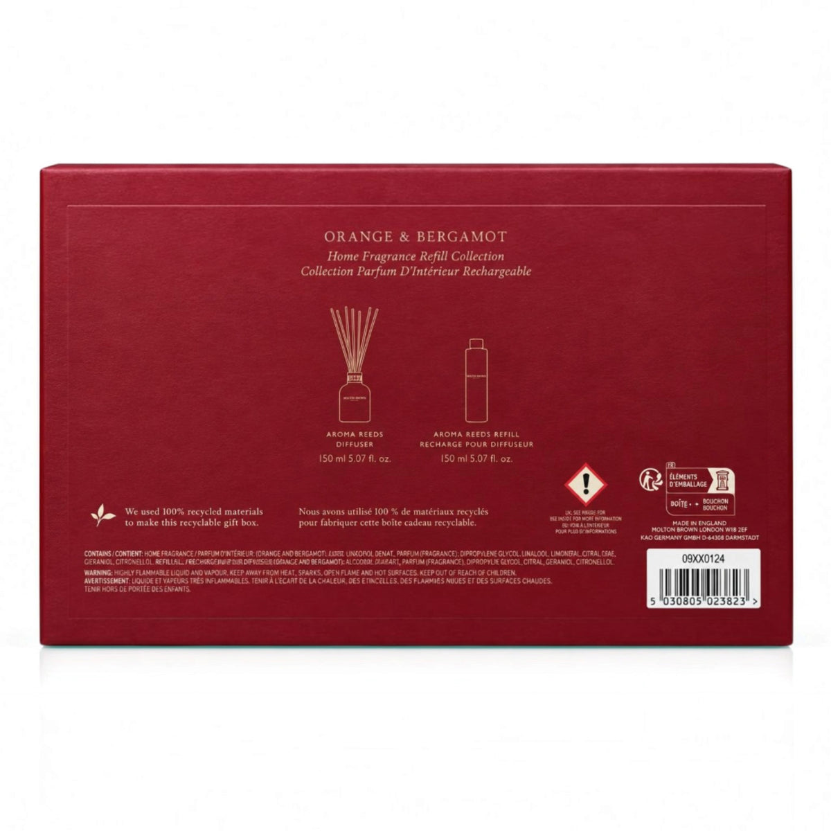 Molton Brown Orange & Bergamot Aroma Reeds & Refill Gift Set 2x150ml Molton Brown